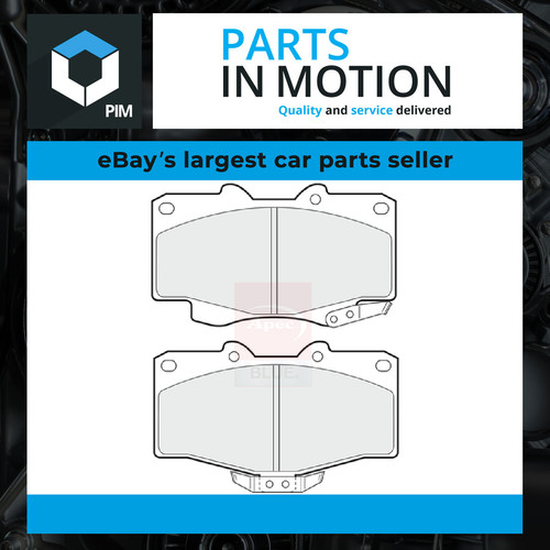 Brake pads set - set, fits