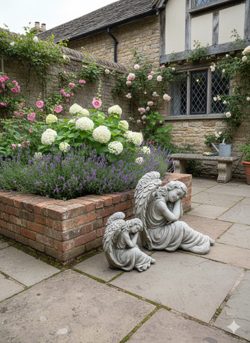 Angel garden ornaments solid - angel,