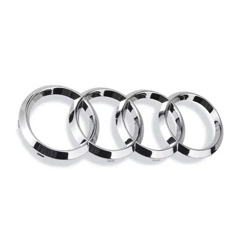 Audi silver black ring - audi, abs