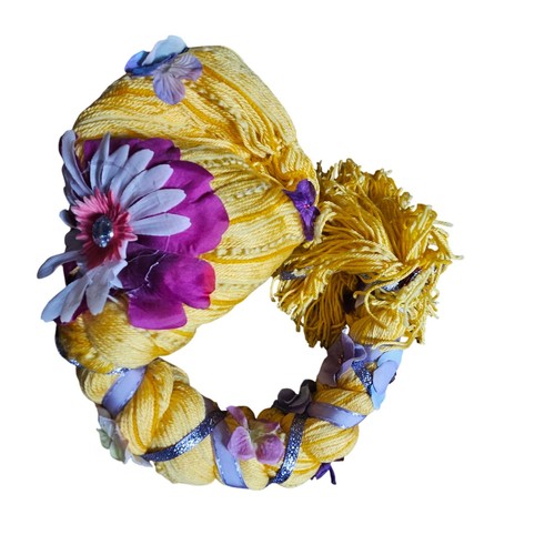 Rapunzel braided yarn wig - rapunzel,