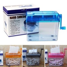 Portable Manual Paper Shredder