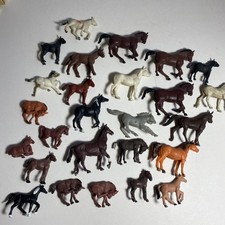 AG472 Farm horses toys large bundle various brands including Britains vintage