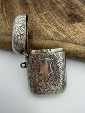 Antique Sterling Silver Vesta