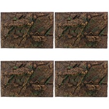  4 Pack Realistic Backgrounds for Reptile Tanks Aquarium Backdrop Board