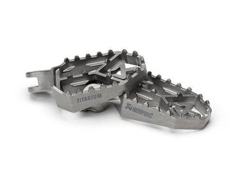 Akrapovic titanium foot pegs - akrapovic,
