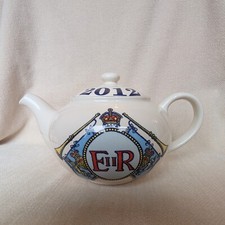Royal Stafford QEII Diamond Jubilee Teapot 2012 Made In England 