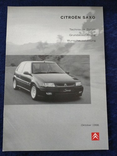 Citroen saxo technical data - saxo,
