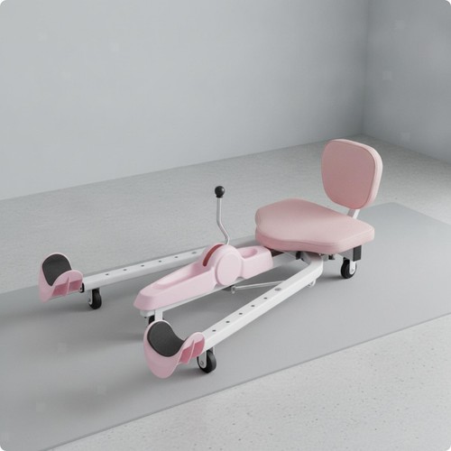 Split stretching machine with - stretching,
