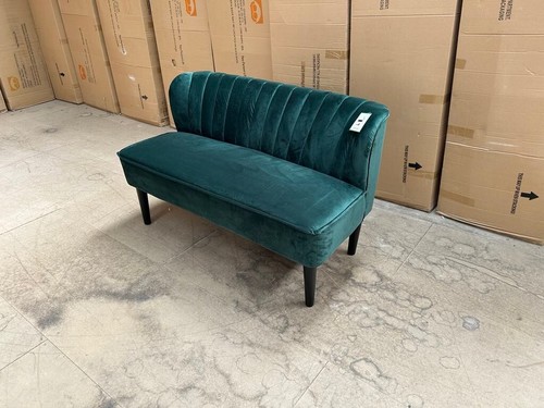 Sofa seater velvet loveseat - sofa, 2