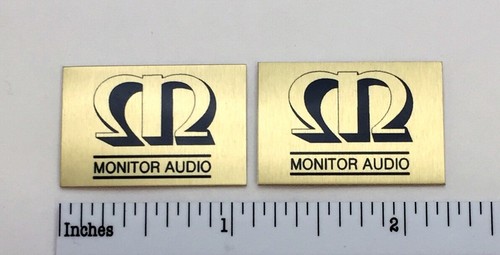Monitor audio speaker badge - audio,