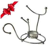 Brandy Warmer Stand with Glass