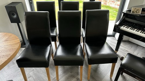 Six barcelona dining chairs - barcelona,