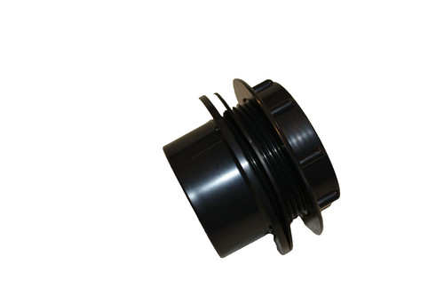 Threaded tank connector with - tank,