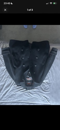 Superdry men pea coat - pea, xl