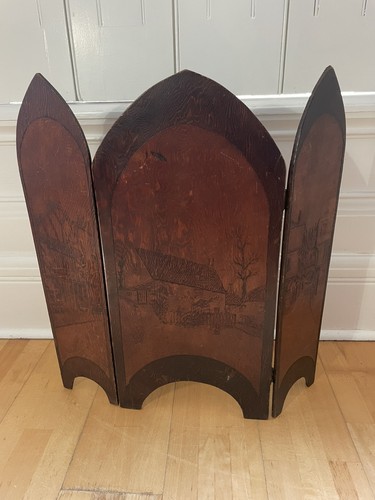Vintage wooden fire - wooden,