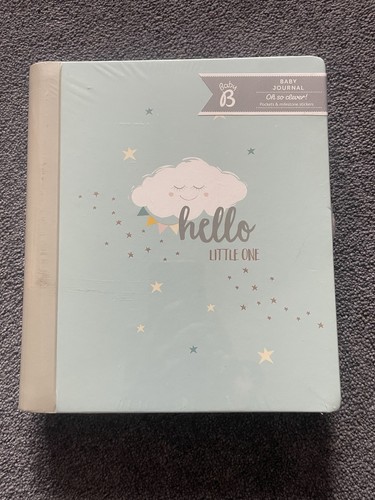 Blue baby journal memories - blue, and