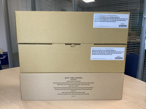 Konica minolta waste toner - waste,