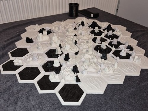 Printed settler catan - settler, of