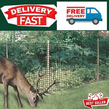 Garden Fence Landscape Deer Fencing Animal Protects Strong Netting Borders 7x100