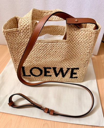 Loewe font mini raffia - mini, 2way