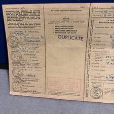 AUSTIN 7 1936 BLUE CLASSIC VINTAGE RF60 LOGBOOK MEMORABILIA