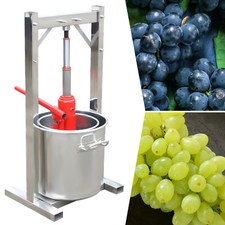 Fruit Press Crusher Grinder Apple Juice Wine Cider & Hydraulic Jack Fruit Press