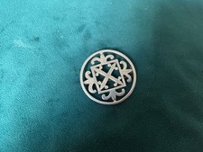 Orkney Sterling Silver Early Brooch From 60’s St Magnus Cross, Kirkwall