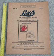 LISTER SR4 DIESEL ENGINE 1969