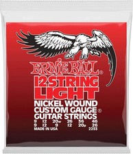 Ernie Ball Light 12-String Nickel Wound Electric Guitar Strings - 9-46 Gauge
