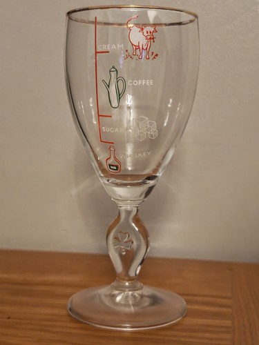 Vintage stemmed irish coffee - vintage,