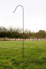 Bird Feeder Pole Stand Feeding Station Hanging Hook Freestanding Outdoor 195cm