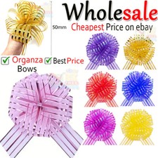 50mm large bow organza ribbon - 50mm,
