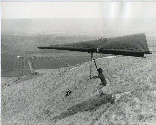 Hang glider flight 1973 - 1973, gerard