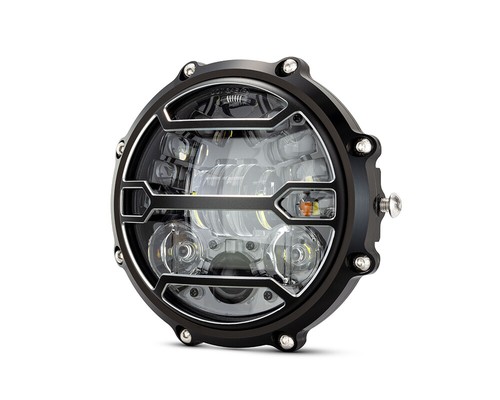 Motorbike led headlight black - led,