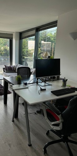 Ikea thyge white desk - thyge,
