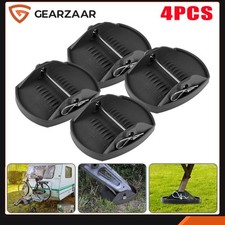 4PCS Caravan Feet Pads Heavy Duty Caravan Leg Foot Pads Stabiliser Jack Pads RV