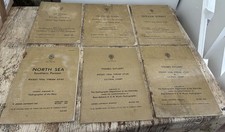 6 x MARITIME CARTOGRAPHY