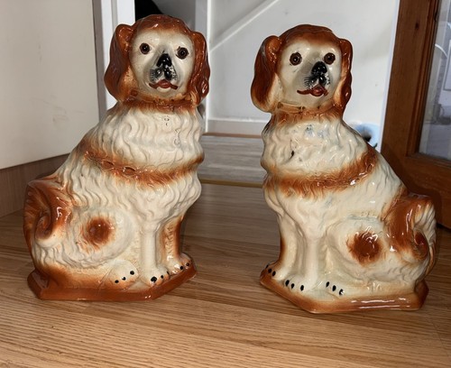 Pair antique staffordshire - pair,