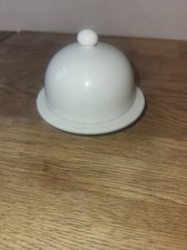  Maxwell Williams Individual Dome Lidded Butter Dishes White Basics 