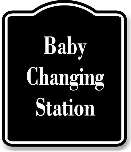 Baby changing station black - station,