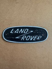 Land Rover Solihull Series 1 One Automobile Motor Car Badge Emblem Grill Plate