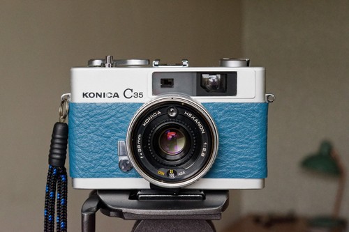 Konica c35 rangefinder camera - konica,