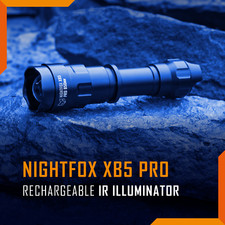 Nightfox XB5 Pro IR Illuminator 850nm Infrared Wavelength USB Rechargeable IR