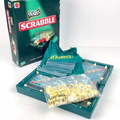 Travel scrabble board game - scrabble,