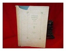 HOBSON, g. d. (GEOFFREY DUDLEY) (1882-1949) English binding before 1500 / by G.D