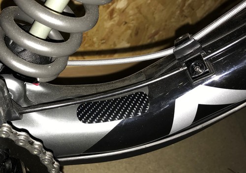 Carbon effect frame chainstay - frame,
