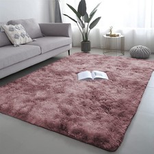 Large Shaggy Rug Fluffy Rugs Anti-Slip Living Room Bedroom Soft Carpet Floor Mat
