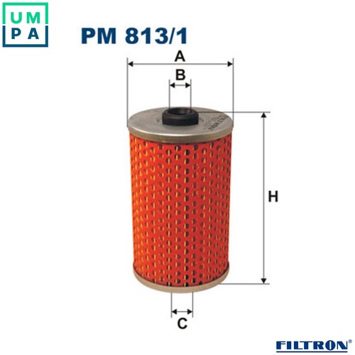 Fuel filter 813 - 813/1, for