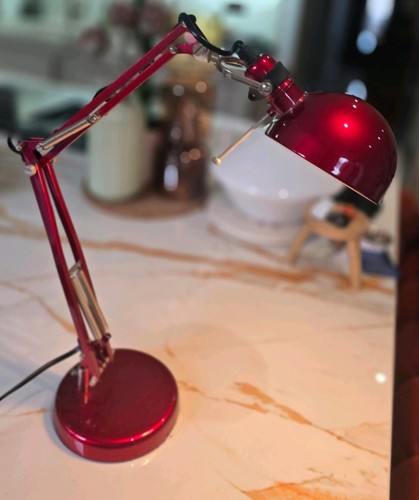 Ikea forsa red lamp - ikea,