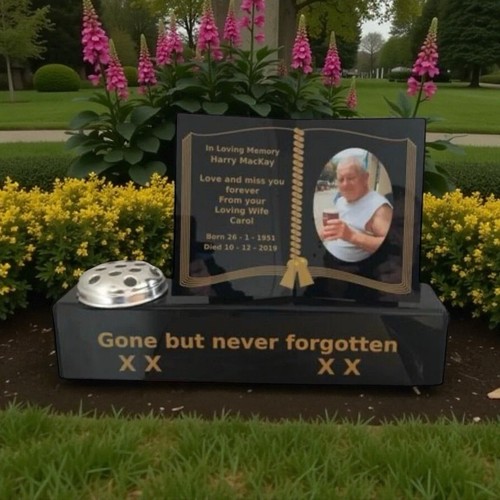 Adult grave memorial book - memorial.,